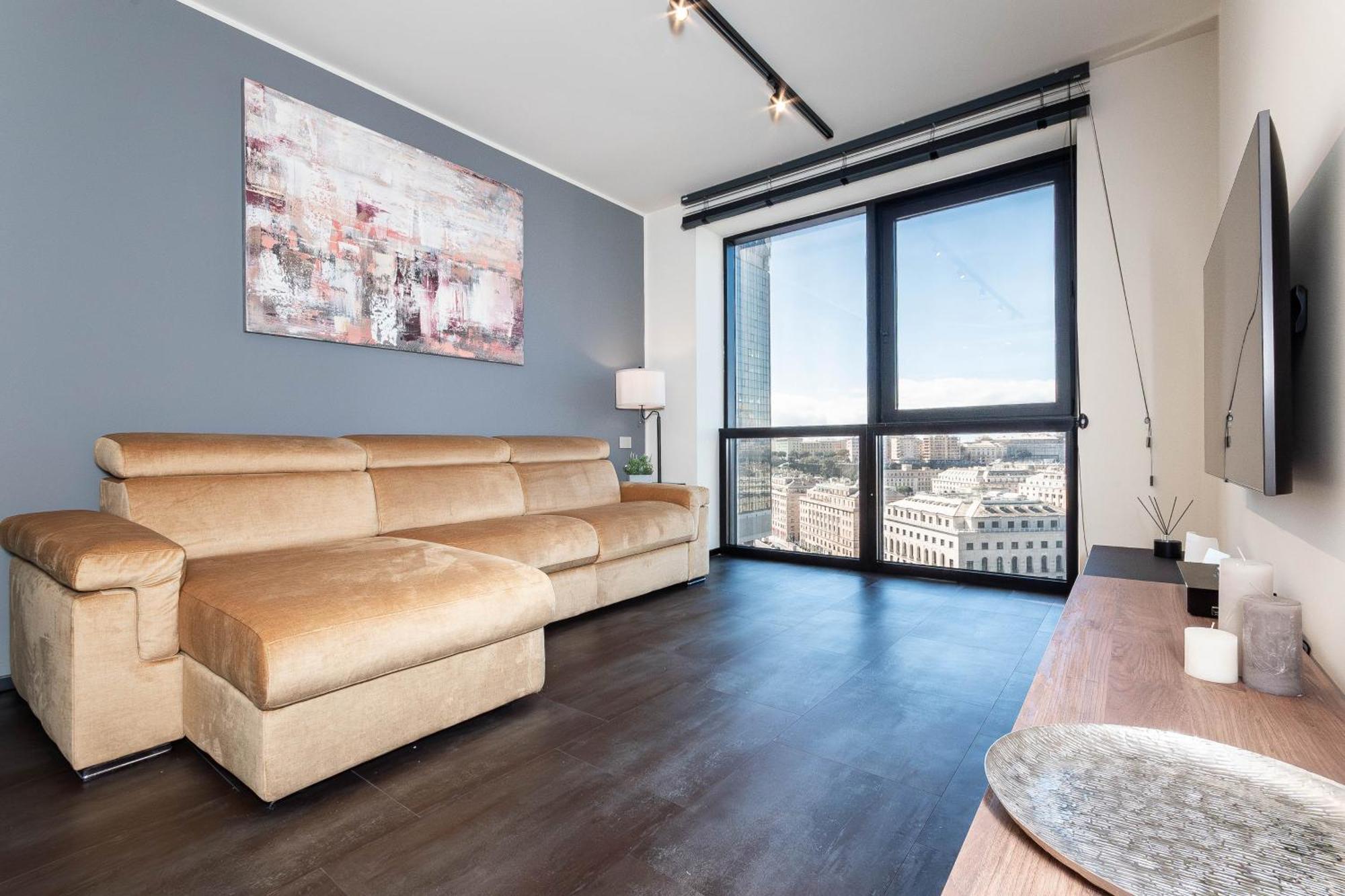Free Parking In Luxury Suite With City View - Steps To Brignole Train Station เจนัว ภายนอก รูปภาพ